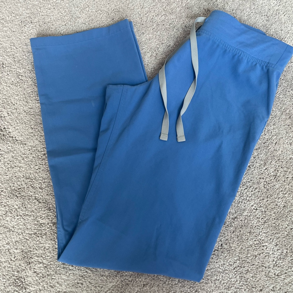 Figs Livingston Ceil Blue Scrub Pants